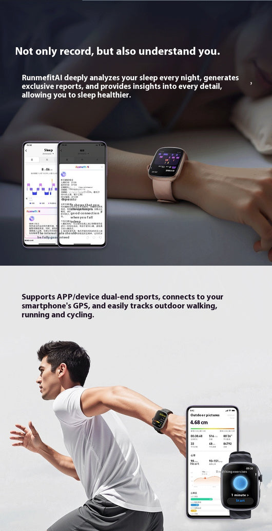 Reloj Deportivo Inteligente GTS10 con Análisis de Sueño IA - Image 27