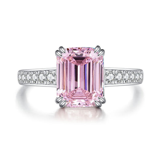 Anillo de Diamante Corte Pagoda para Novia - Image 6