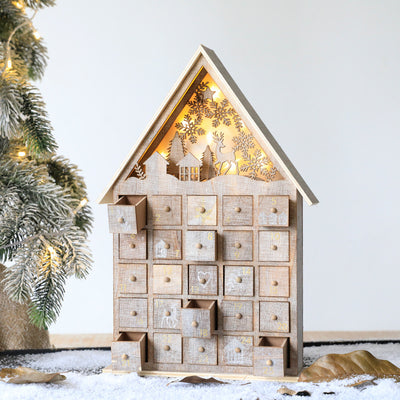 Calendario Navideño de Madera - Decoración Festiva - Image 38
