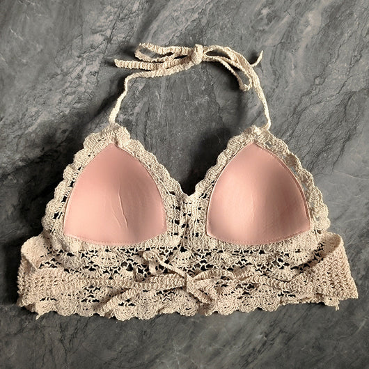 Chaleco Femenino de Algodón con Encaje Calado Bordado - Image 16