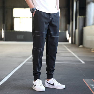 Pantalones de trabajo holgados tobilleros casual - Image 4