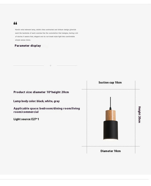 Lámpara de Techo Macarrón de Madera - Diseño Minimalista y Elegante - Image 10
