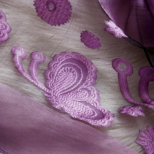 Pañuelo de Seda con Bordado Hueco para Mujer - Estola Ligera Primavera Verano - Image 26