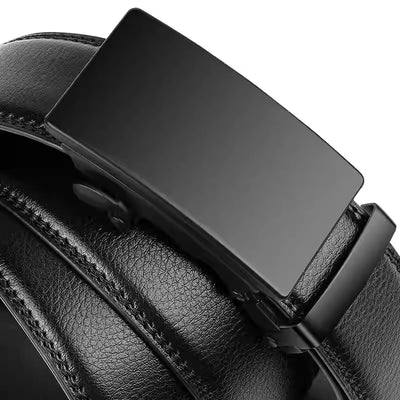 Cinturón de Cuero Genuino para Hombre con Hebilla Automática - Image 3
