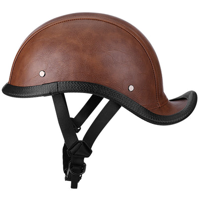 Casco Retro de Cuero PU Estilo Clásico - Image 8
