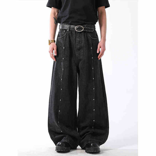 Pantalones Vaqueros Rectos Vintage Estilo Americano con Acabado Desgastado - Image 7
