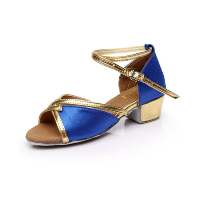Zapatos de Danza Infantiles con Tacón Bajo y Suela Suave - Estándar Nacional - Image 3