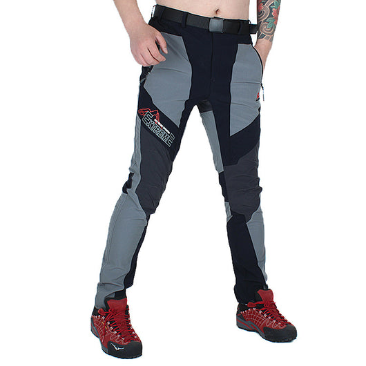 Pantalones de Senderismo Impermeables Slim Fit con Forro Polar para Hombre - Image 5