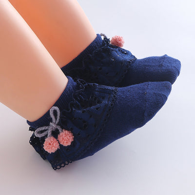 Calcetines de Encaje con Moño para Niñas - Image 6