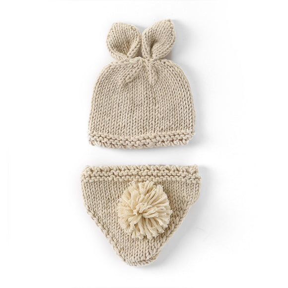Set de Gorros Tejidos de Lana para Bebés y Niños