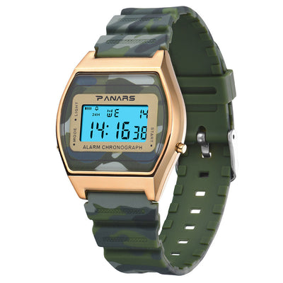 Reloj Cuadrado Slim Estudiante Camuflaje - Image 6