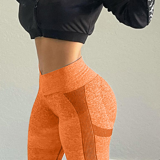 Pantalones Deportivos de Cintura Alta Elásticos para Fitness - Image 2