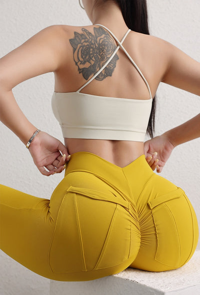 Leggins Deportivos Levanta Glúteos Cintura Alta con Bolsillos para Mujer - Image 25