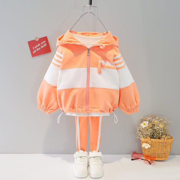 Conjunto Deportivo de Manga Larga para Niña Estilo Coreano