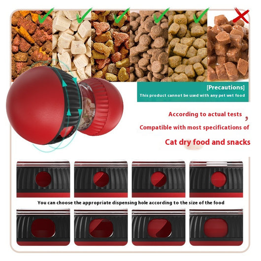 Juguete Interactivo de Bola Dispensadora con Sonidos de Gato - Image 3