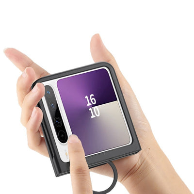 Funda Plegable para Teléfono con Ventana Grande y Anillo Protector Ultrafina - Image 5