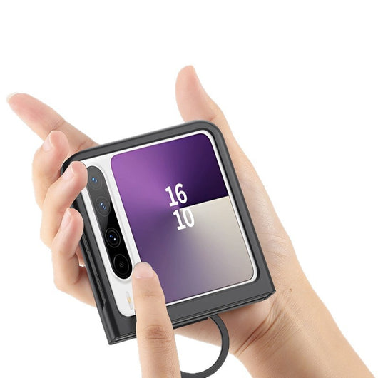 Funda Plegable para Teléfono con Ventana Grande y Anillo Protector Ultrafina - Image 5