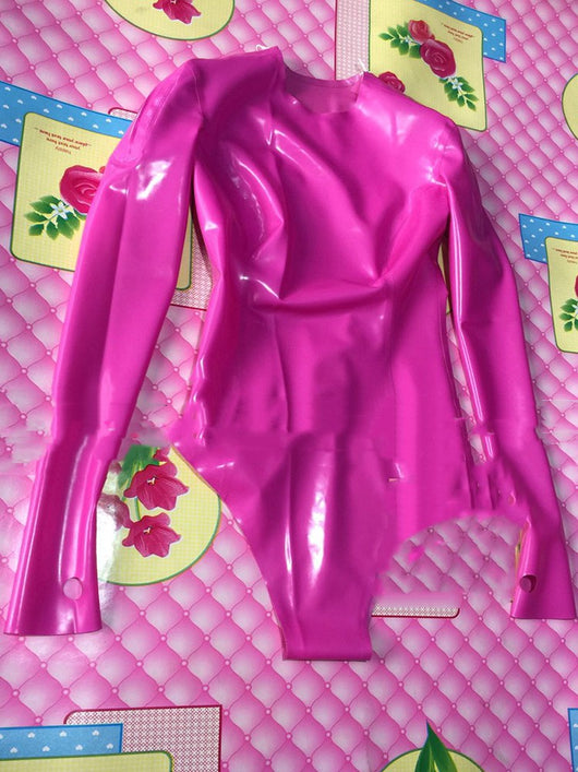 Jumpsuit Moldeador de Látex con Abertura Alta y Mangas Colgantes - Image 10