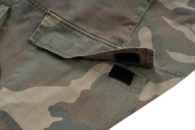 Jeans Anchos Tipo Cargo con Estampado Camuflaje y Bota Levemente Acampanada - Image 15