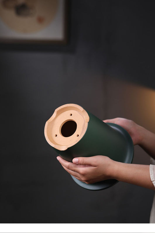 Maceta Decorativa de Arena Púrpura para Plantas de Escritorio - Image 7