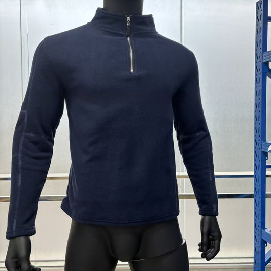 Suéter Casual de Cuello Alto con Cierre Frontal para Hombre - Otoño Invierno - Image 6