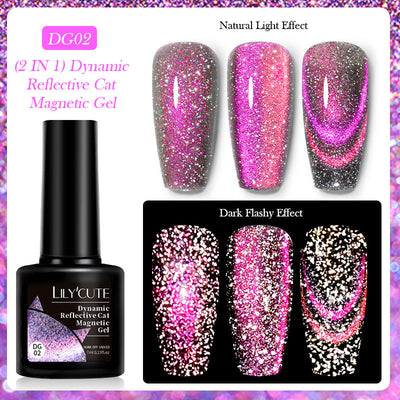 Esmalte Gel Efecto Diamante Cat Eye - Serie Brillo Cautivador - Image 7