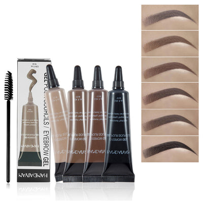 Kit de Tinte de Cejas Henna Waterproof - Gel Duradero con Aplicador