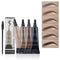 Kit de Tinte de Cejas Henna Waterproof - Gel Duradero con Aplicador