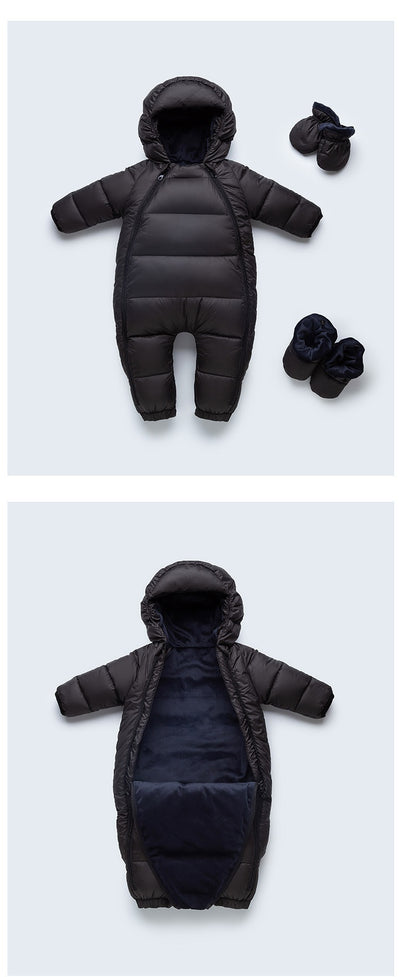 Traje de Invierno Acolchado para Bebé con Relleno de Plumón - Image 11