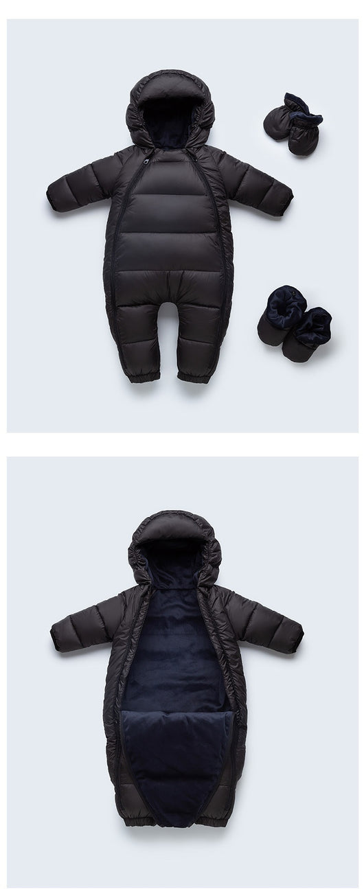Traje de Invierno Acolchado para Bebé con Relleno de Plumón - Image 11
