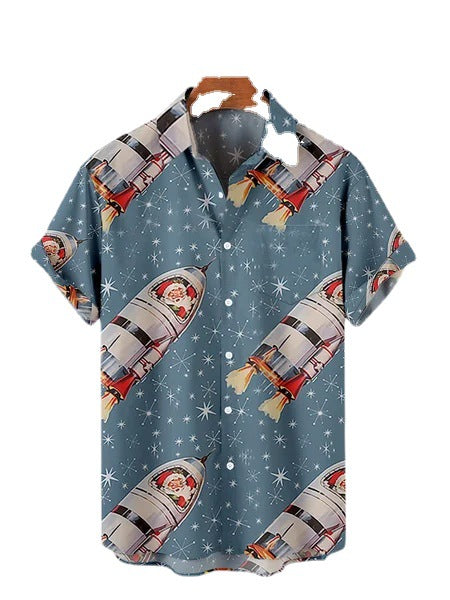 Camisa Hawaiana Estampada para Hombre - Diseño Casual Verano Playa - Image 8