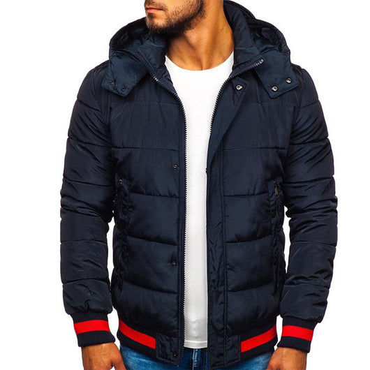 Chaqueta Acolchada para Hombre con Capucha - Abrigo Térmico Invierno - Image 2
