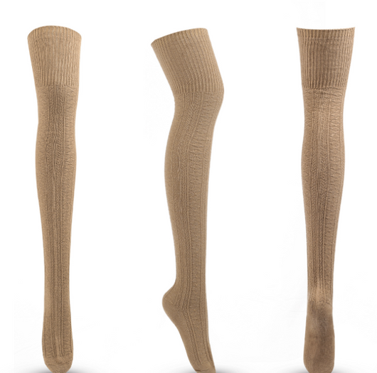Calcetines Largos Hasta la Rodilla de Algodón para Otoño e Invierno - Image 9