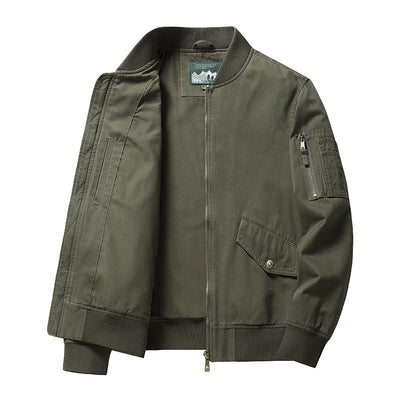 Chaqueta de Trabajo Cuello Mao Manga Corta para Hombre