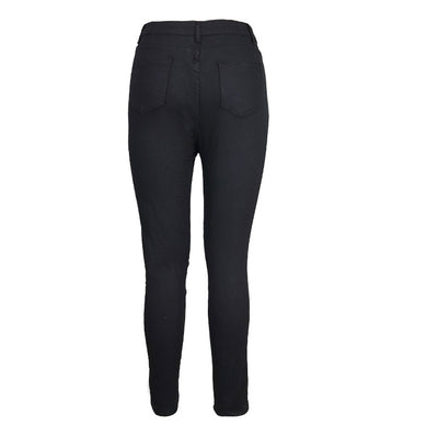 Jeans Talle Alto con Detalles Ojales para Mujer - Image 16