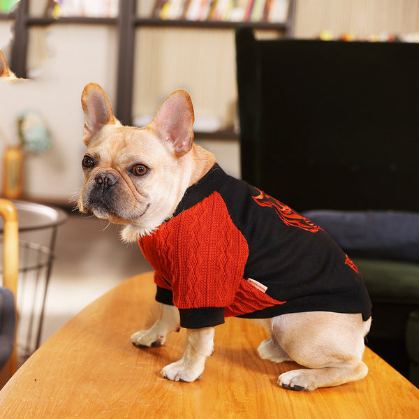 Ropa de Abrigo para Perros Pequeños - Diseño Vaca Nieve