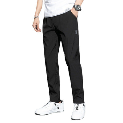 Pantalones Casuales Hombre Seda de Hielo Transpirables Secado Rápido - Image 7