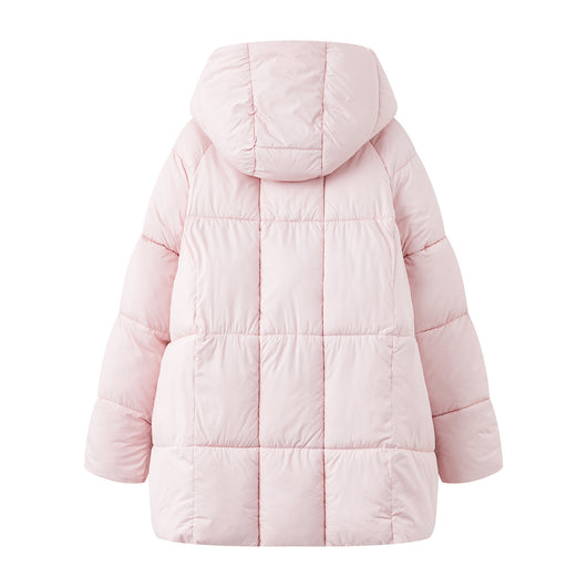 Abrigo de Plumón Suelto Grueso para Mujer - Largo Medio Invierno - Image 12