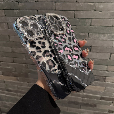 Funda Leopardo con Soporte para Lente - Protección y Estilo - Image 3