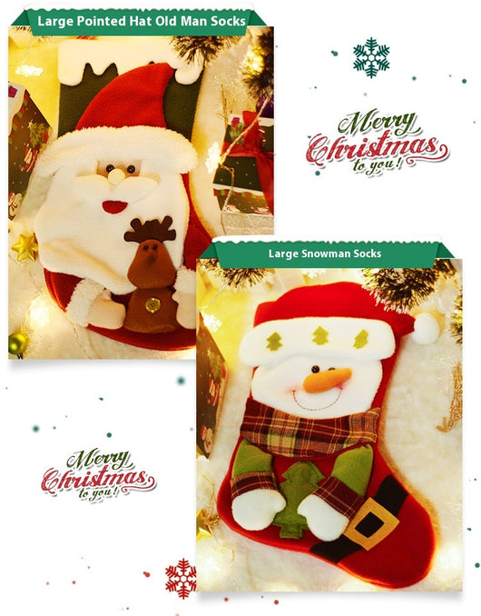 Medias Navideñas Decorativas - Juego de Tamaños Grande, Mediano y Pequeño - Image 58