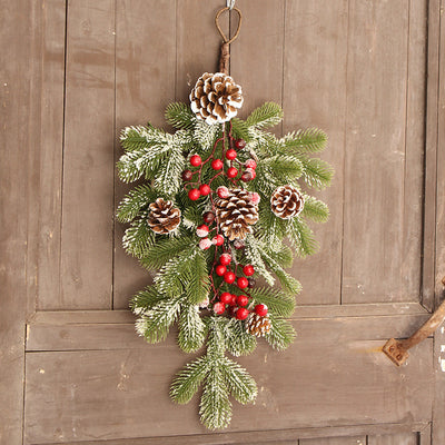Árbol Navideño Invertido de Piña de Pino Americano para Colgar