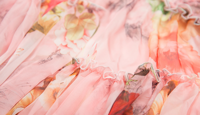 Falda Swing de Gasa Estampada con Corte Irregular - Image 12
