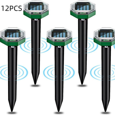 Repelente Solar Ultrasónico para Roedores con Iluminación de Patio - Image 11