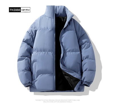 Chaqueta Acolchada de Algodón para Hombre Talla Grande - Image 18