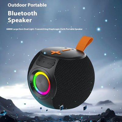 Parlante Bluetooth Portátil con Lámpara RGB y Modo TWS