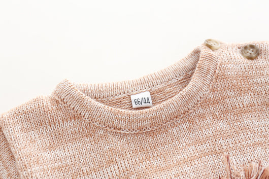 Suéter de una pieza tejido en algodón con diseño de león adorable - Image 11