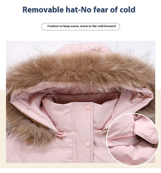 Abrigo Acolchado Térmico con Capucha y Guantes Integrados para Mujer - Image 34