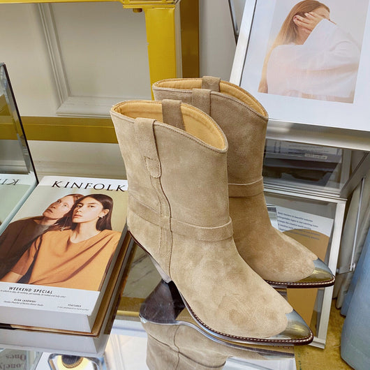 Botas Martin Cortas con Punta y Refuerzo de Acero - Diseño Personalizado Tendencia - Image 8