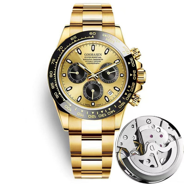 Reloj Mecánico para Hombre con Calendario y Movimiento Quartz - Image 8