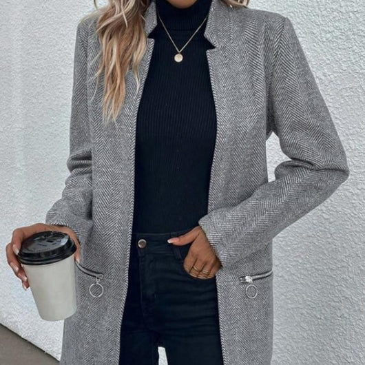 Abrigo de Lana Midi para Mujer